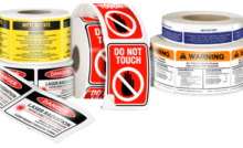 Semi gloss labels